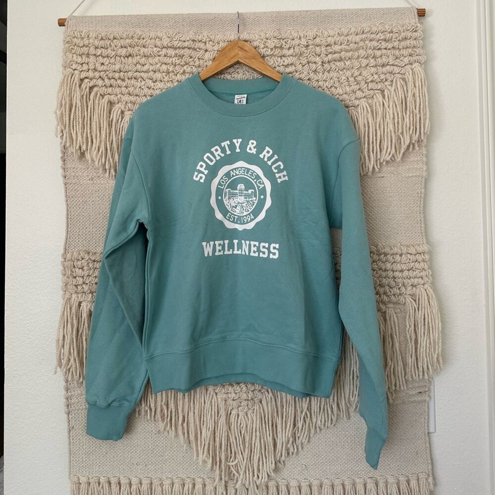 Sporty & Rich Emblem Crewneck NWT